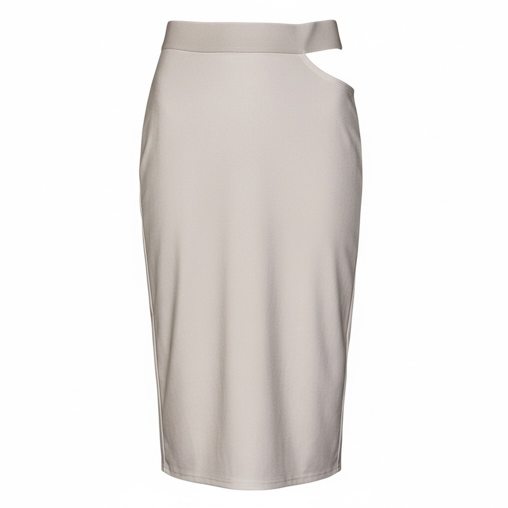 Dolls kill white cut out maxi skirt large new without tag - Picture 1 of 4